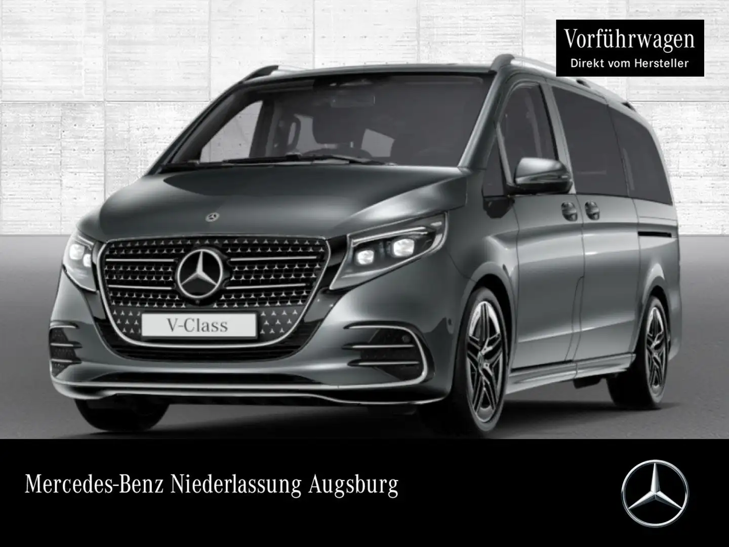 Mercedes-Benz V 300 d STYLE+AMG+9G+AHK+StandHZ+Klimaautom.+Navi Grau - 1