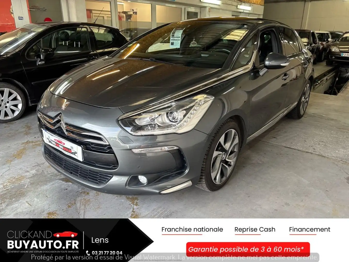 Citroen DS5 2.0 Blue hdi SPORTCHIC 180 CHV Gris - 1