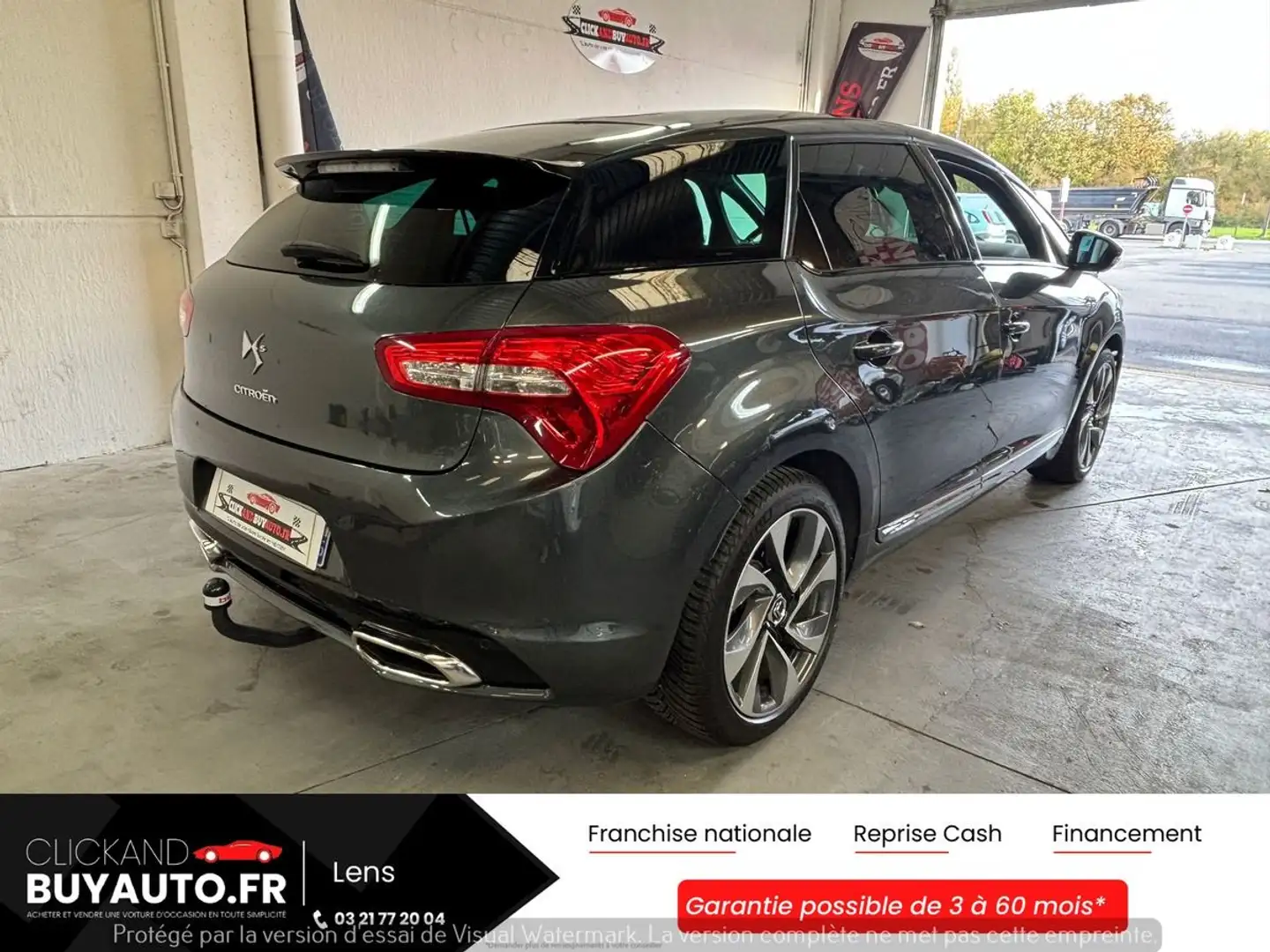 Citroen DS5 2.0 Blue hdi SPORTCHIC 180 CHV Gris - 2