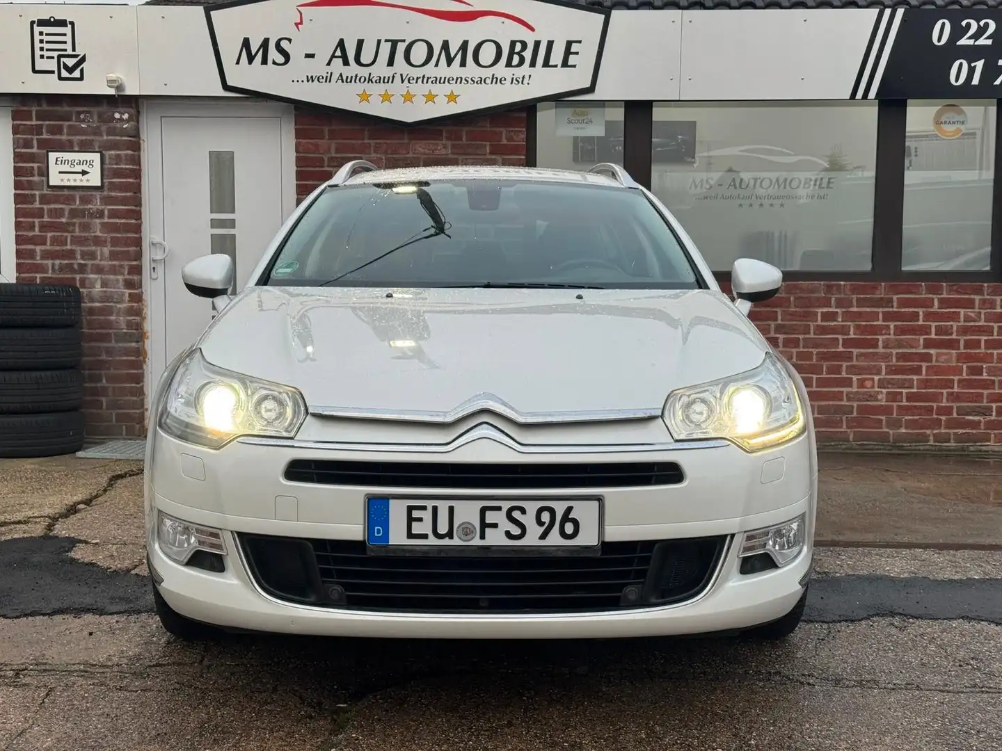 Citroen C5 Tourer Exclusive*GARANTIE*TÜV NEU*MASSAGE*VOL Weiß - 2