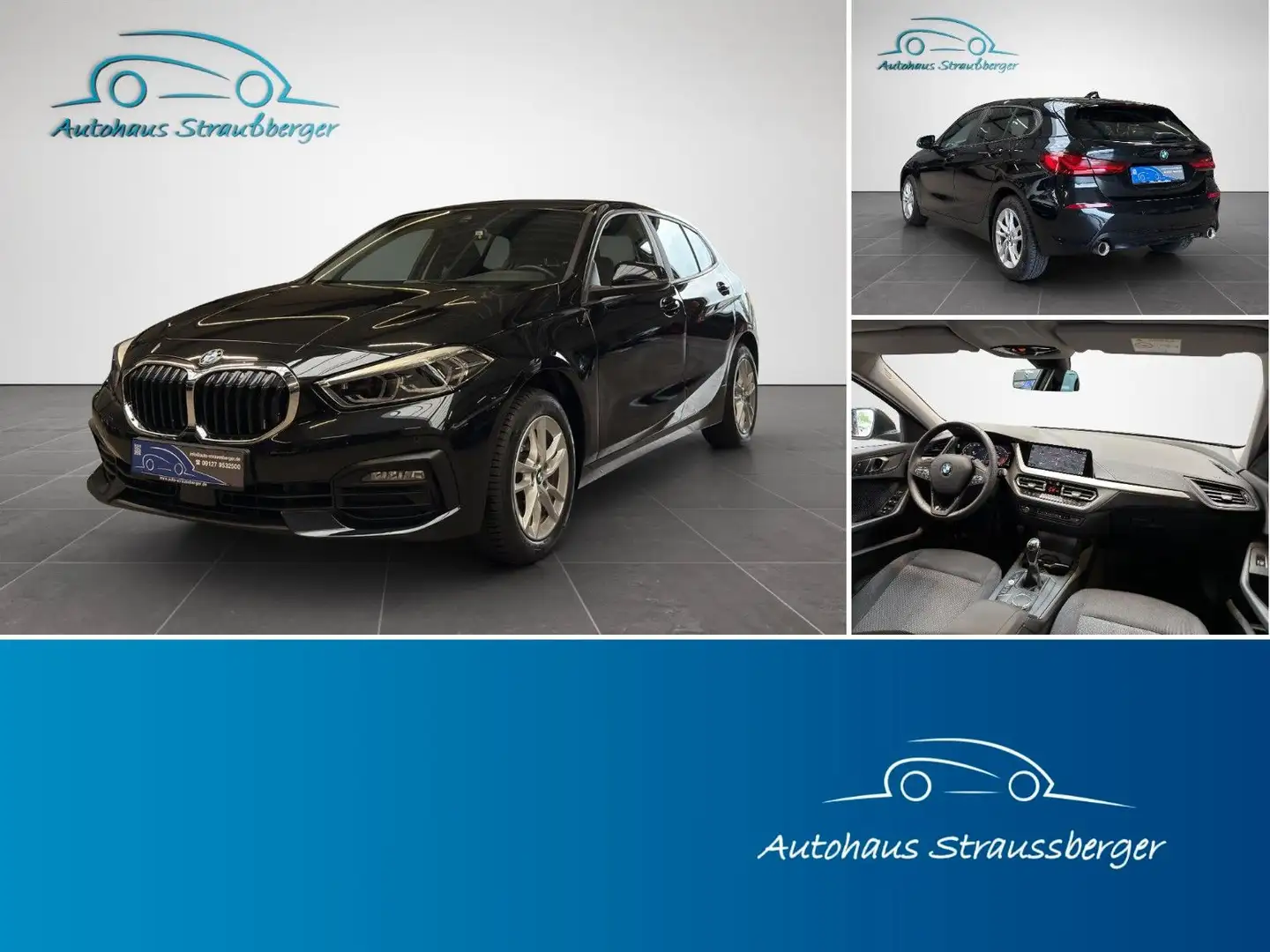 BMW 118 d Lim. Advantage QI KZU SHZ 2Z adaptive LED Чорний - 1