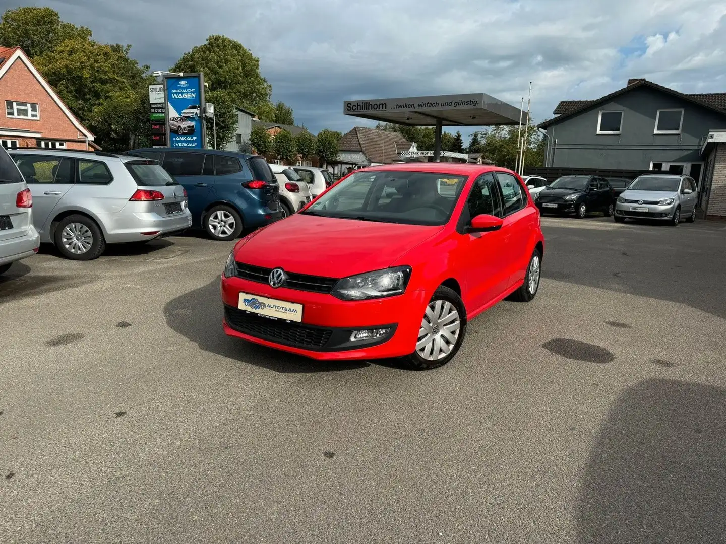 Volkswagen Polo V Comfortline 1,4 TÜV NEU/1HAND/57TKM/KLIMA Rot - 1