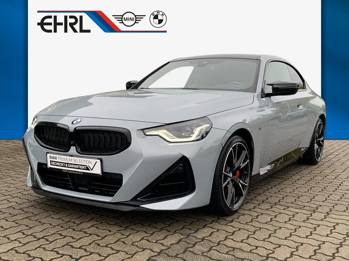 BMW 240 M240i xDrive Aut/AHK/GSHD/Memory/HeadUp/Harman Grau - 1