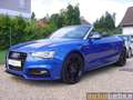 Audi A5 CABRIO TDI QUATTRO AUT,S-LINE,ACC,XEN,B&O,LEDER,BT Bleu - thumbnail 1