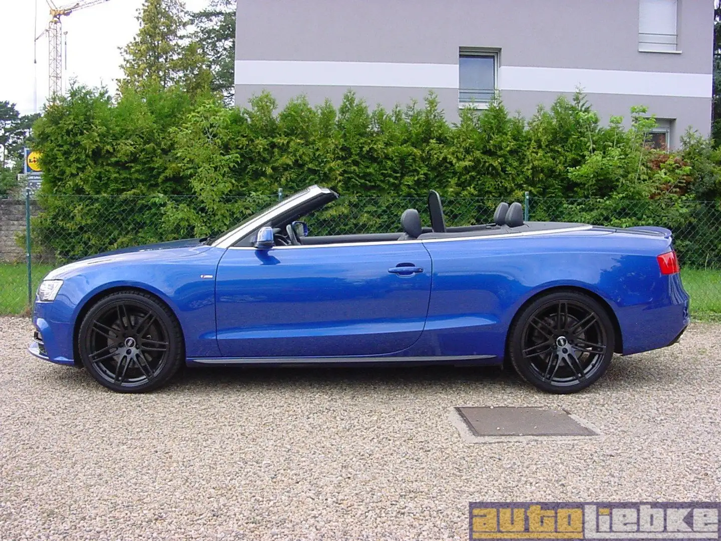 Audi A5 CABRIO TDI QUATTRO AUT,S-LINE,ACC,XEN,B&O,LEDER,BT Bleu - 2