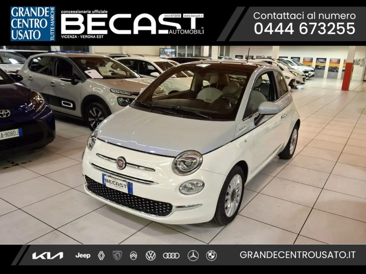 Fiat 500 1.0 Hybrid Dolcevita UNICO PROPRIETARIO Bianco - 1