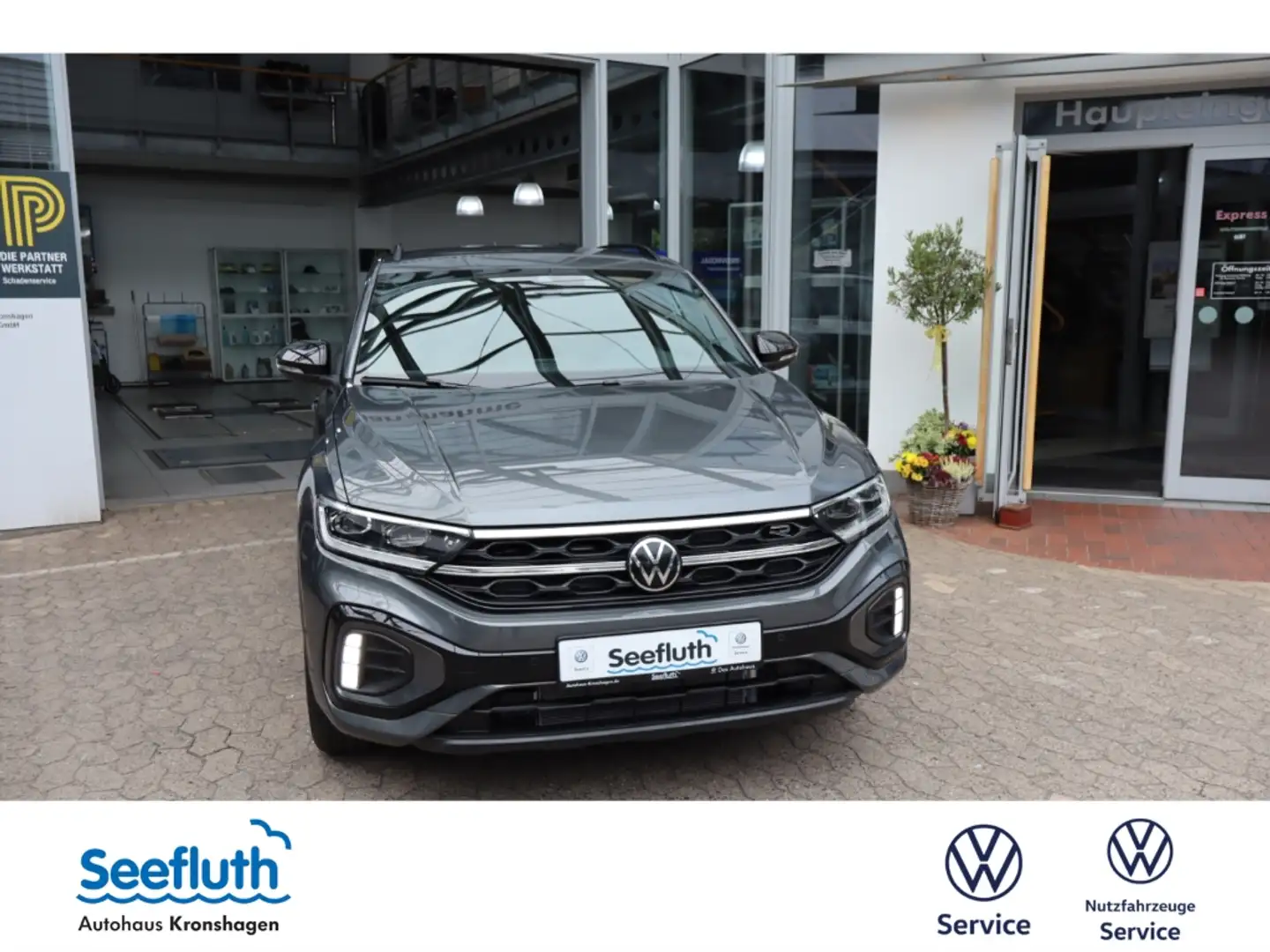 Volkswagen T-Roc 1.5 DSG R-Line IQ-Drive Black Style RFK Spurwechse Grau - 1