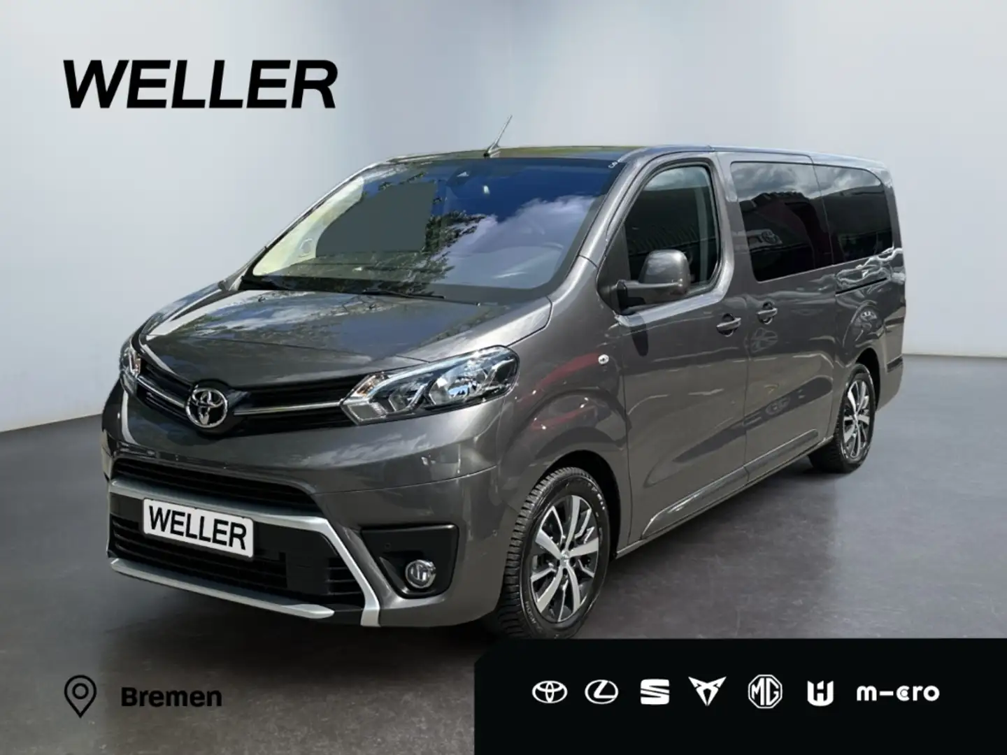 Toyota Proace 2,0-l-D-4D L2 Verso Shuttle Comfort *Navi* Grijs - 1