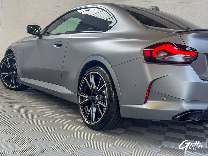 BMW 240 Coupé 3.0 374CH*LED/SHADOW/FROZEN GREY MATE/CAMERA 360*/Sièges sport M Sport/Carbon/24M GARANTIE — photo 14