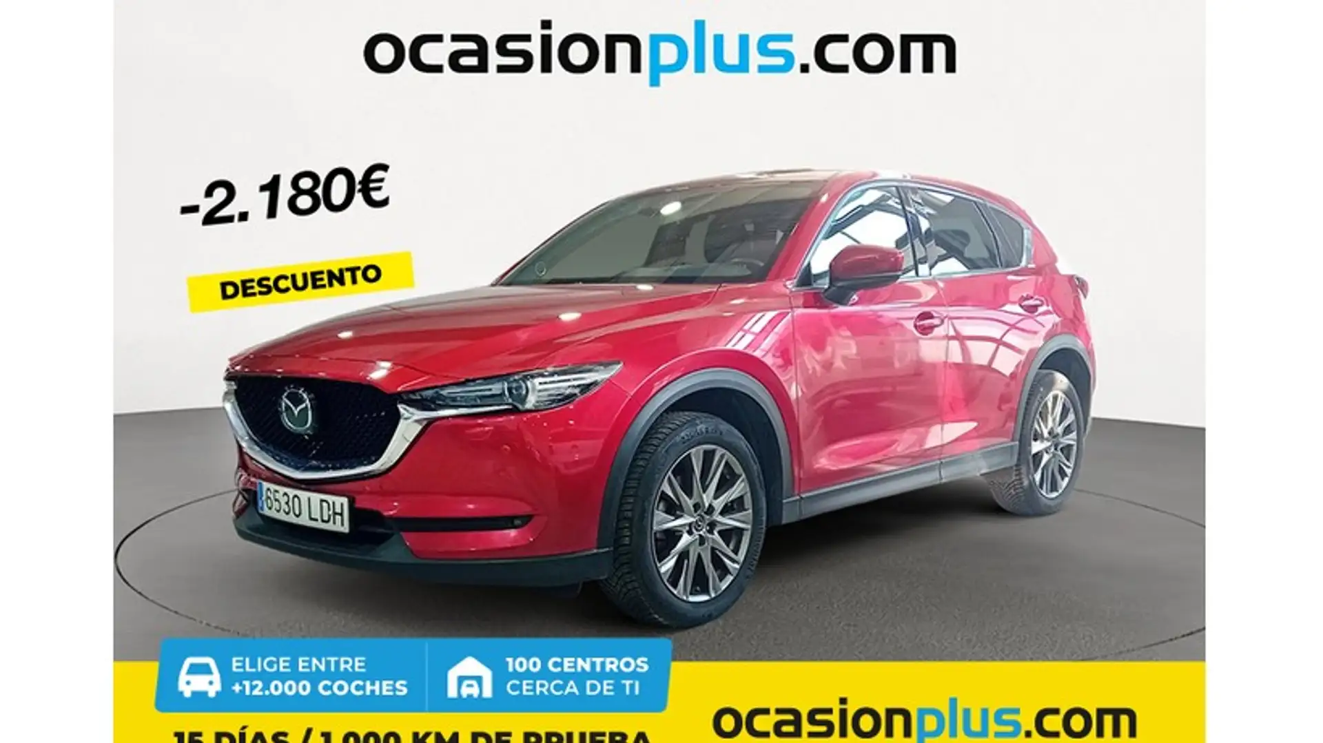Mazda CX-5 2.2 Skyactiv-D Signature AWD Aut. 135kW Rojo - 1