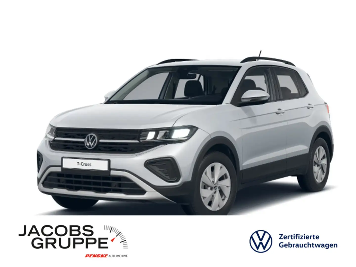 Volkswagen T-Cross 1.0 TSI Navi*CAM*SHZ*ACC*APP Silber - 1