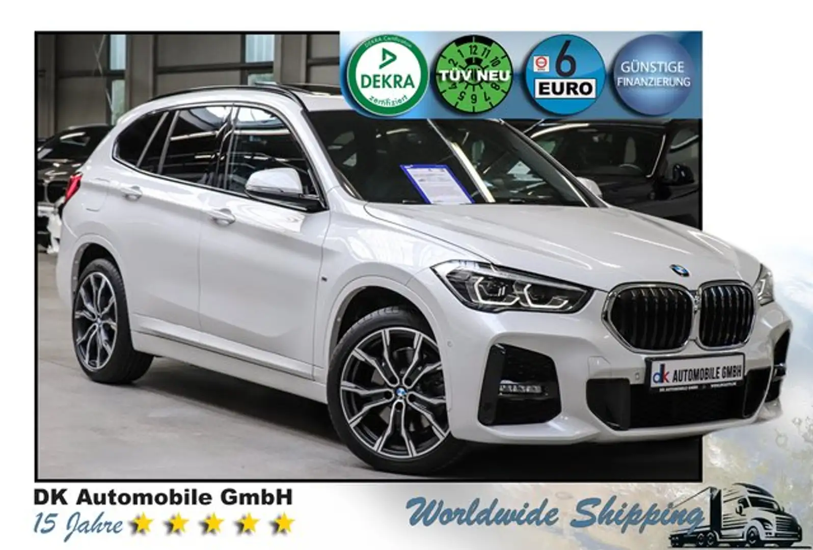 BMW X1 sDrive 20d///M SPORT/KAMERA/PANORAMA/LED/DAB/ Blanc - 1
