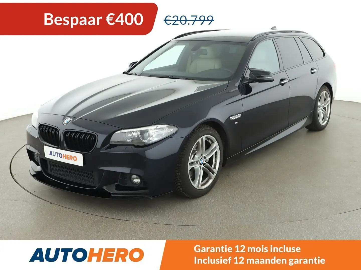BMW 520 520d M Sport Zwart - 1