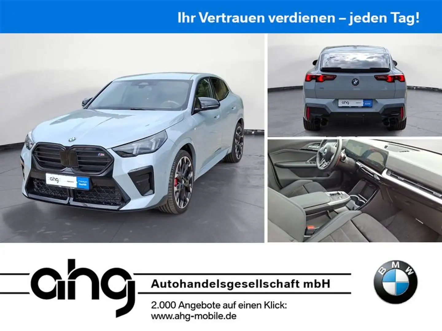 BMW X2 M35i xDrive Automatik mit Schaltwippen M-Spor Grau - 1
