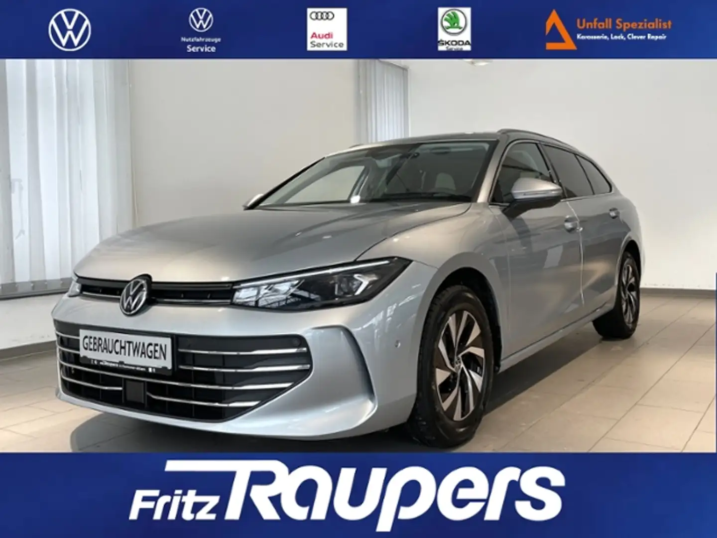 Volkswagen Passat 2.0 TDI Business +MASSAGE+DCC+AHK Silber - 1