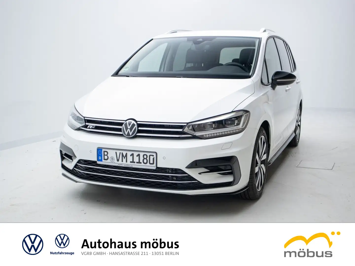 Volkswagen Touran 1.5 TSI R-LINE* DSG*AHK*IQ.Light*RFK*AHK* Weiß - 2