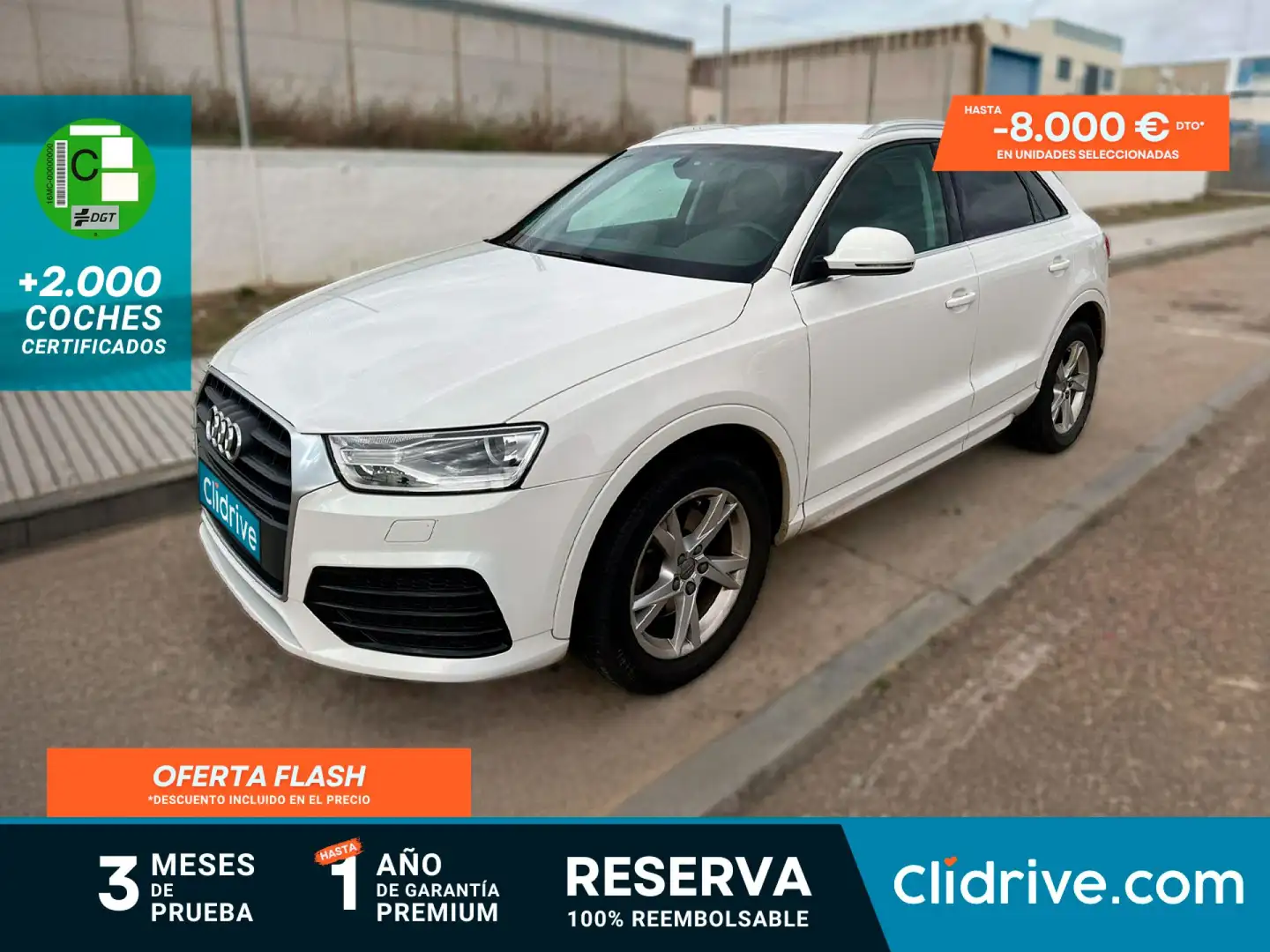 Audi Q3 2.0TDI Sport edition 110kW Blanco - 1