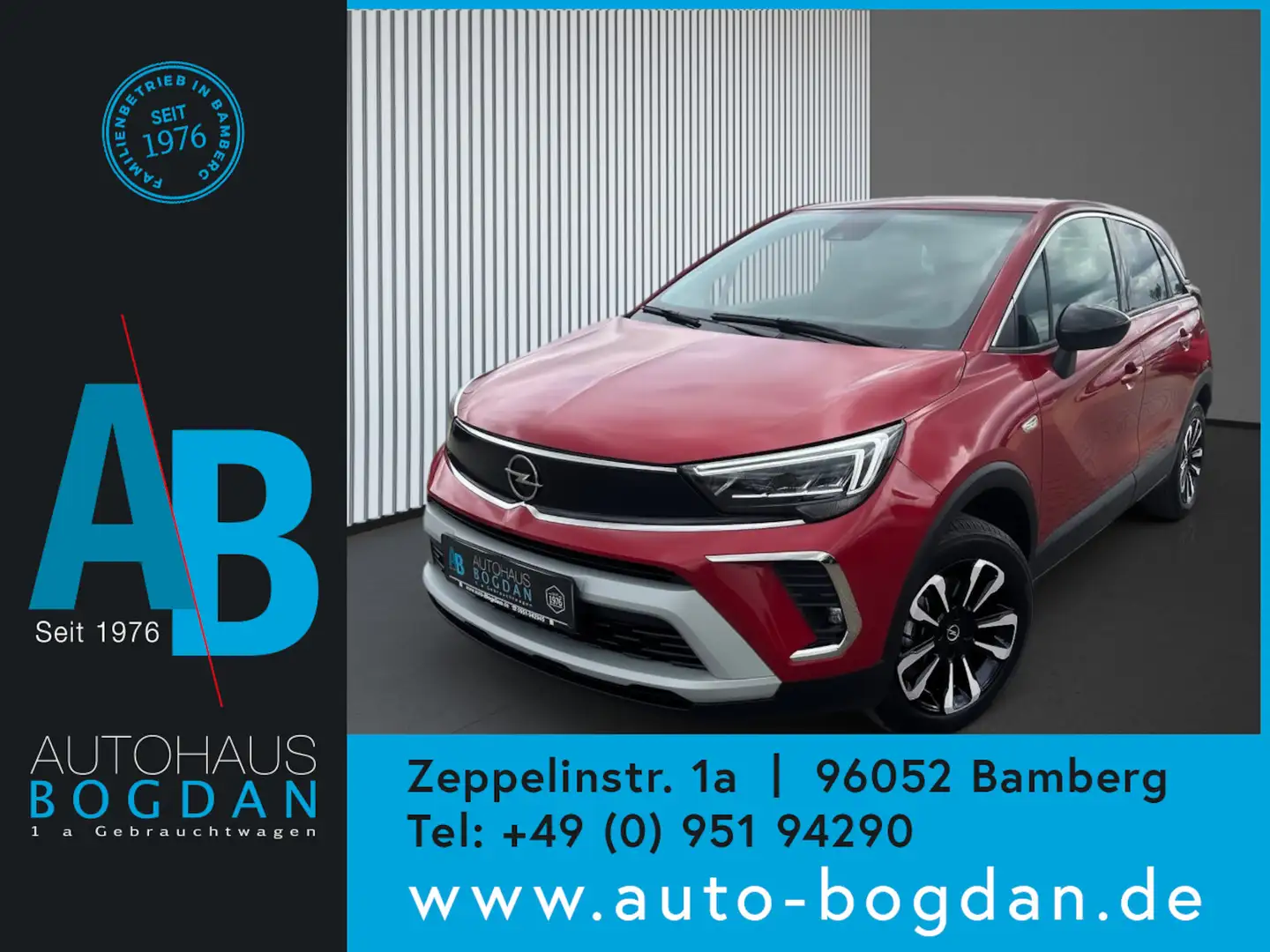 Opel Crossland Elegance Automatik*Navi*Kamera*Tempomat Rot - 1