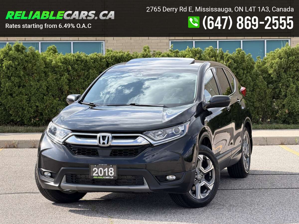 2018 Honda CR-V EX | AWD | No-Accident | Sunroof | Honda Sensing