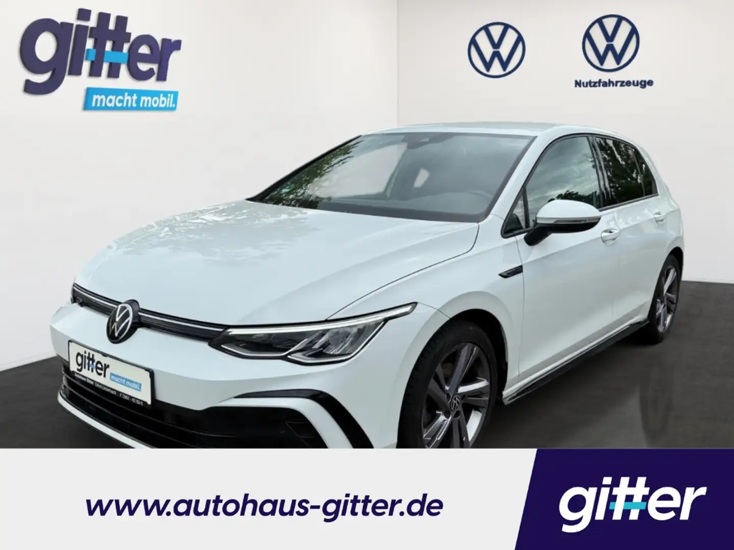 Volkswagen Golf 1.5 TSI R-LINE LED KAMERA LRH ALU NAVI ESP Bílá - 1