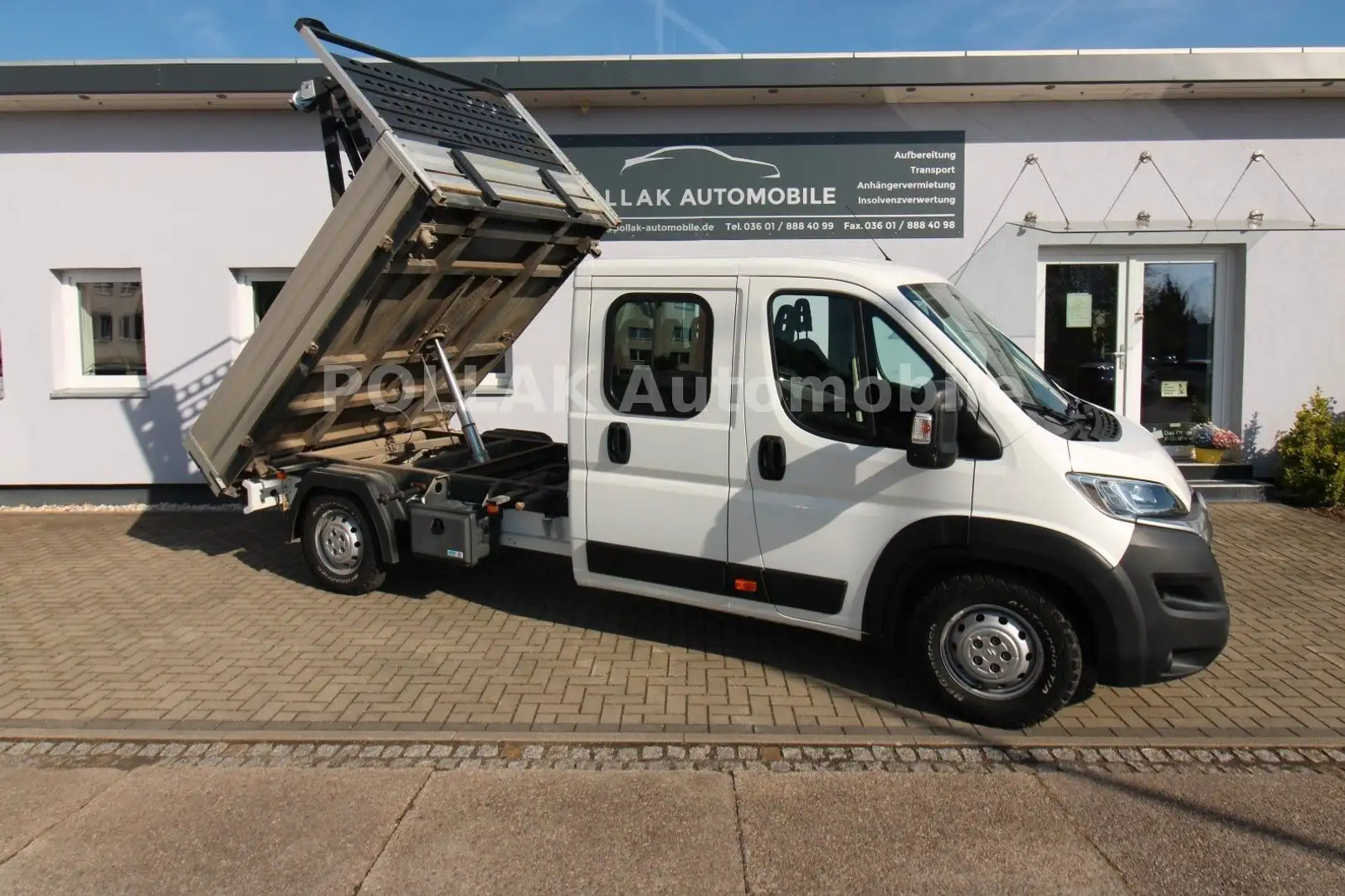 Citroen Jumper DoKa Dreiseitenkippe*AHK*KRAN*MFL*KLIMA* Weiß - 2