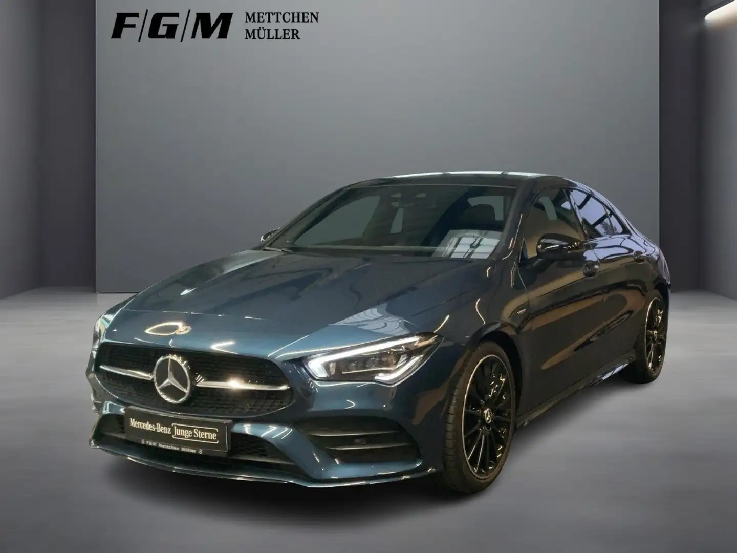 Mercedes-Benz CLA 250 AMG Line Burm|MBeam|S-Dach|TWA|Night| Bleu - 2