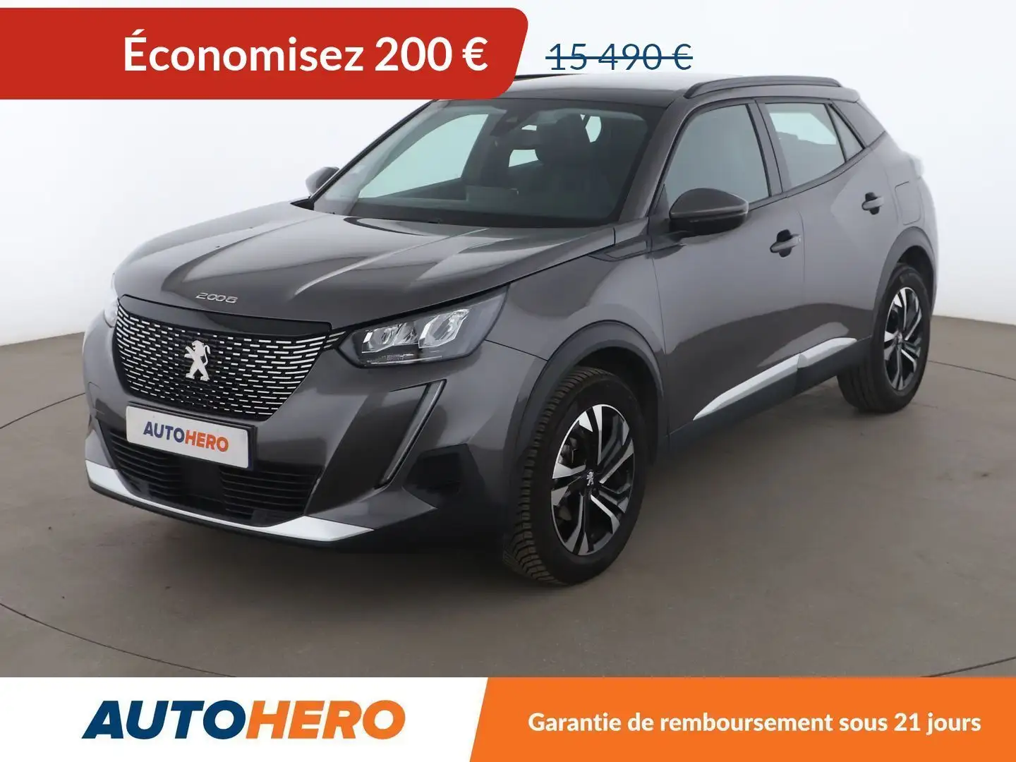 Peugeot 2008 1.2 PureTech Allure Gris - 1