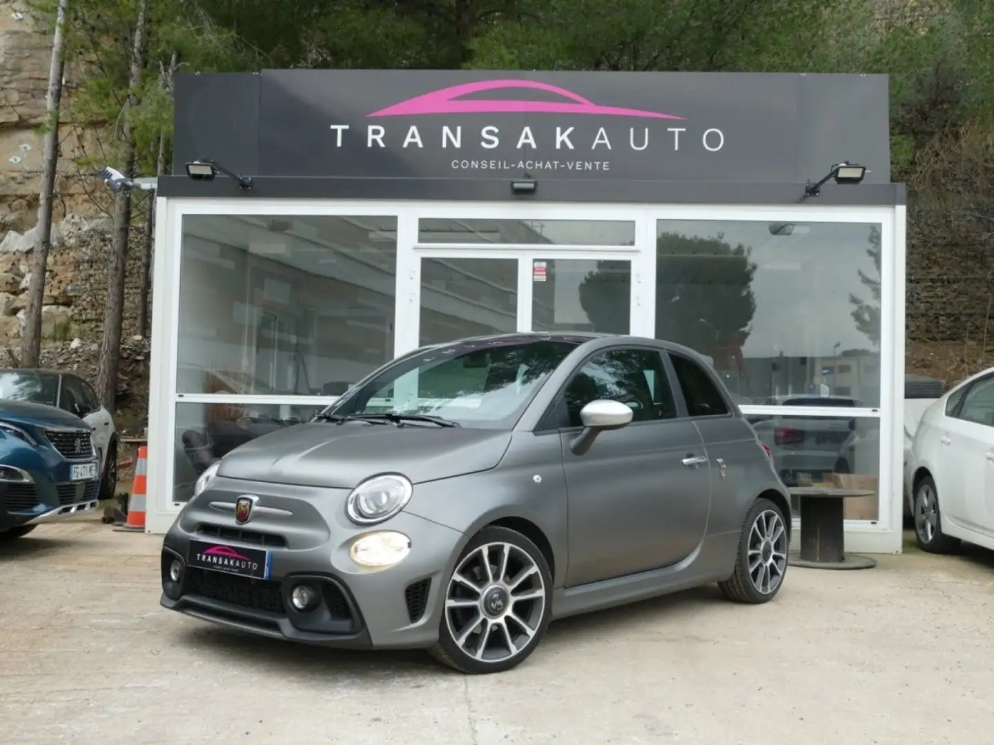 Abarth 595 E6D TEMP 165 Ch TURISMO BVA TOIT OUVRANT Szary - 1
