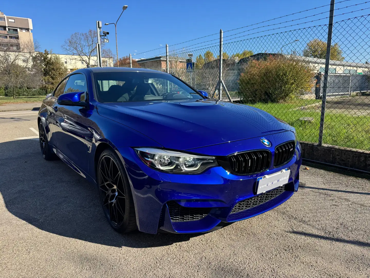 BMW M4 Coupe 450CV DKG NAVI+RETR. Blu/Azzurro - 2