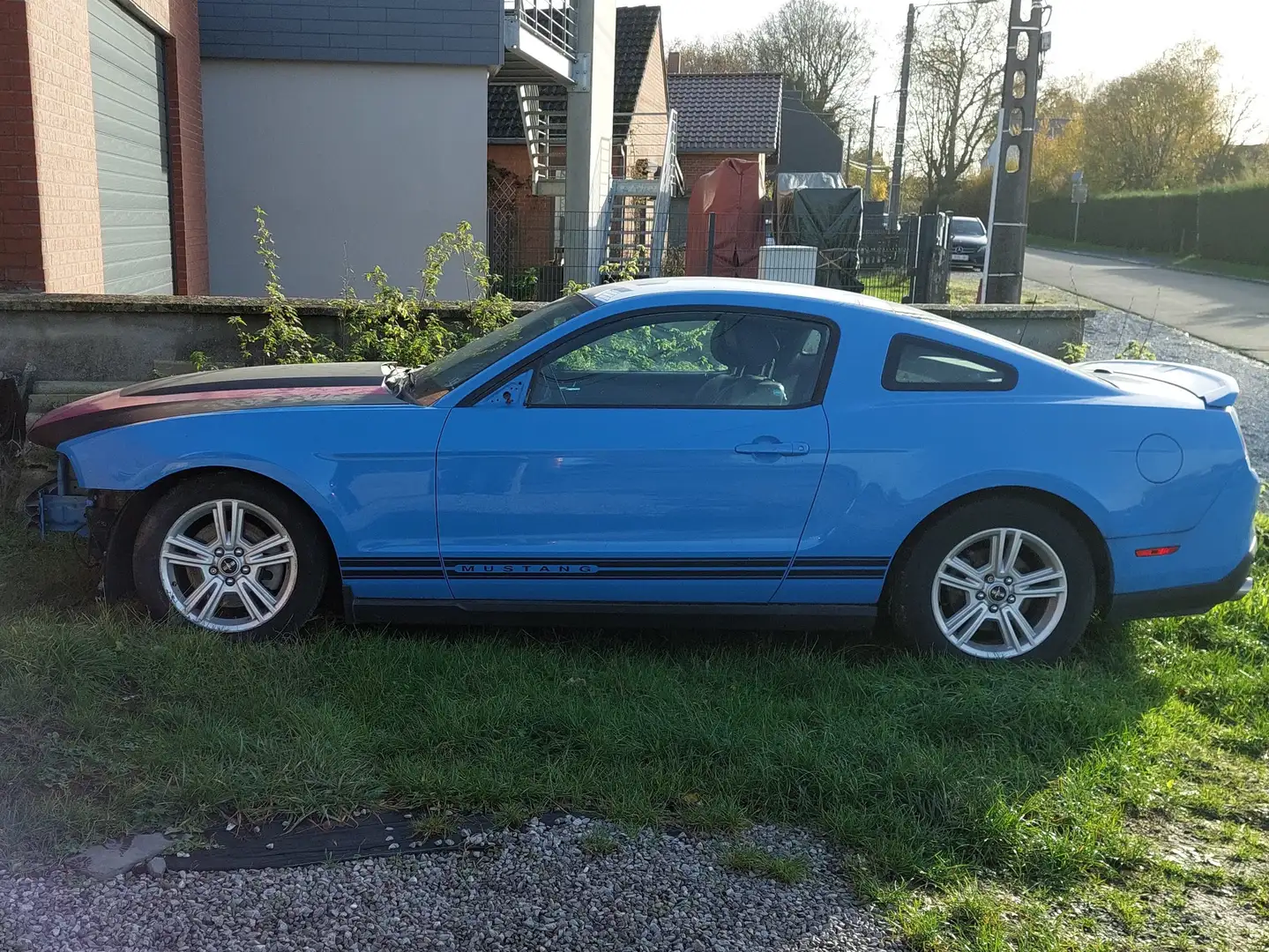 Ford Mustang 3.7i V6 Bleu - 1