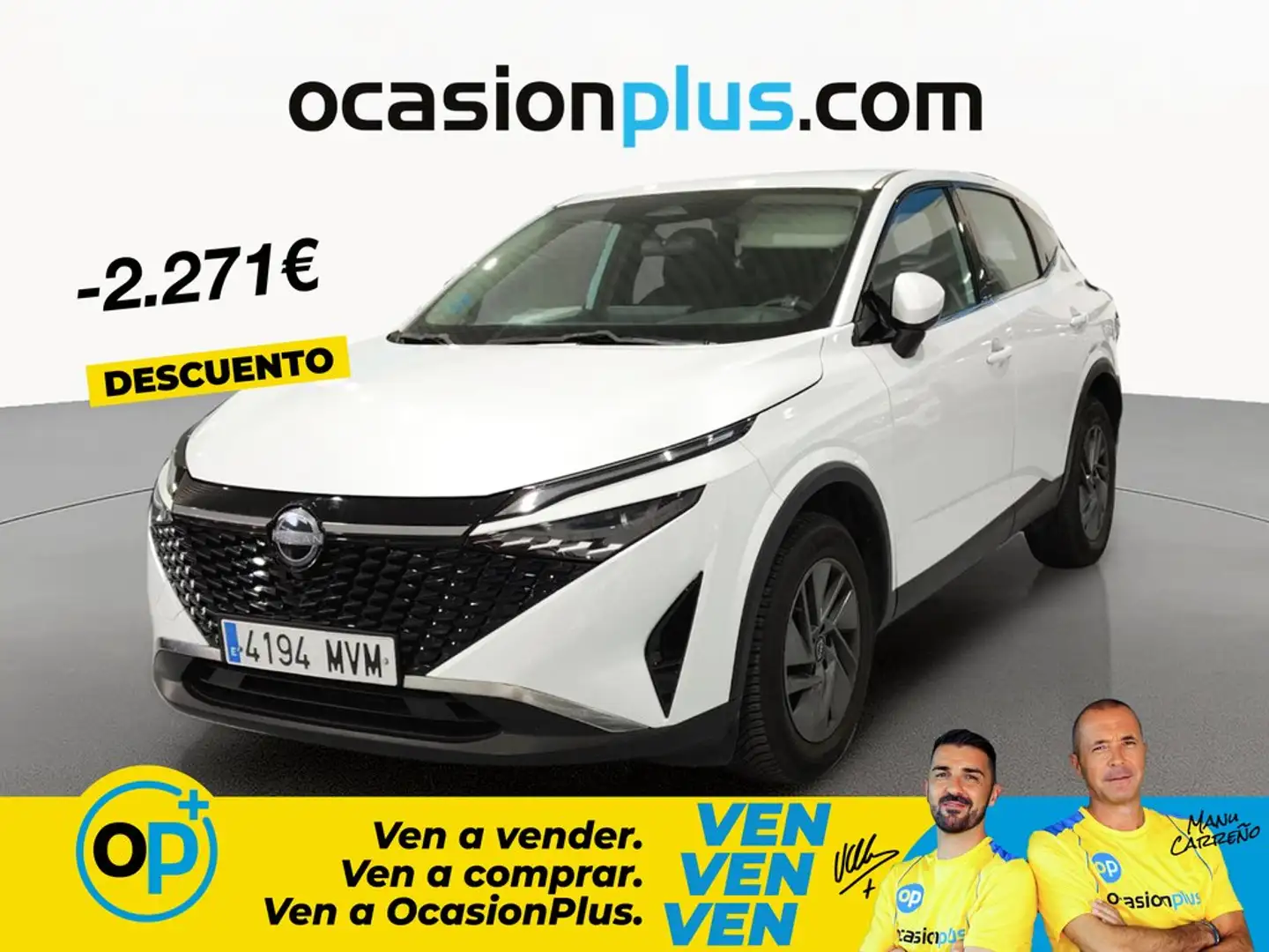 Nissan Qashqai 1.3 DIG-T mHEV 12V Acenta 4x2 Aut. 117kW Blanco - 1