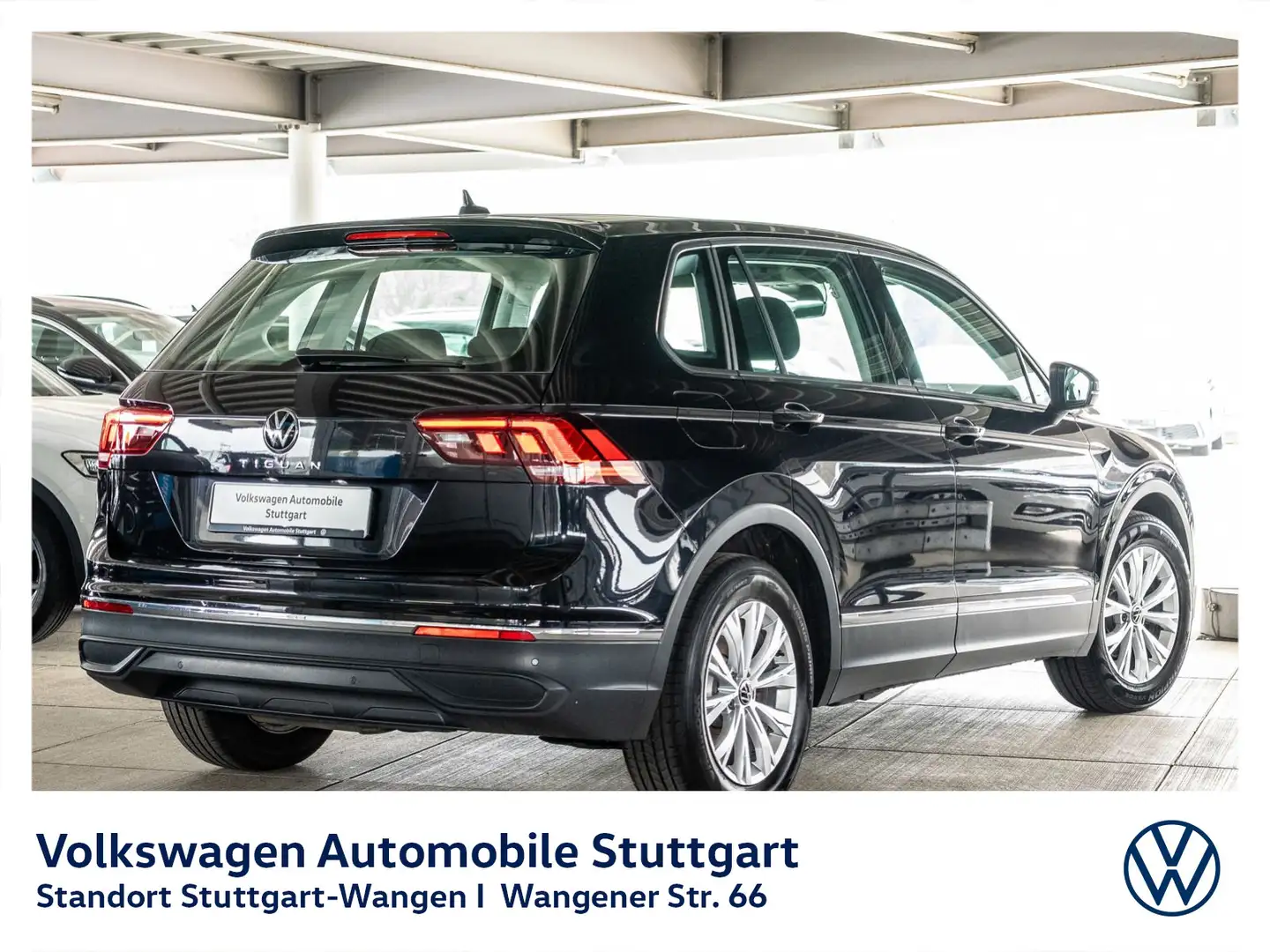 Volkswagen Tiguan 2.0 TDI DSG Navi AHK LED ACC SHZ PDC Zwart - 2