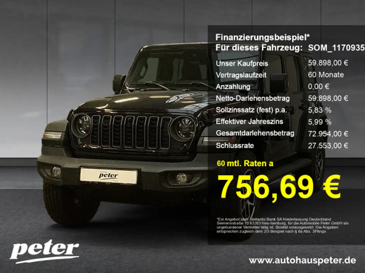 Jeep Wrangler WRANGLER ICE MY24 Rubicon 2.0l T-GDI 272 PS 4x4 Nero - 1