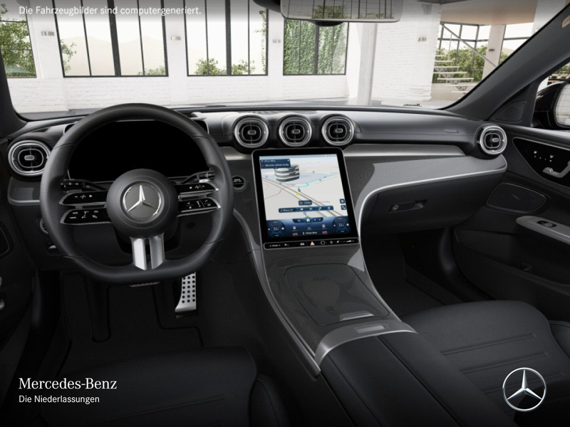 Mercedes-Benz C 300 e T AMG+NIGHT+PANO+360+AHK+SITZKLIMA+KEYLESS — photo 10