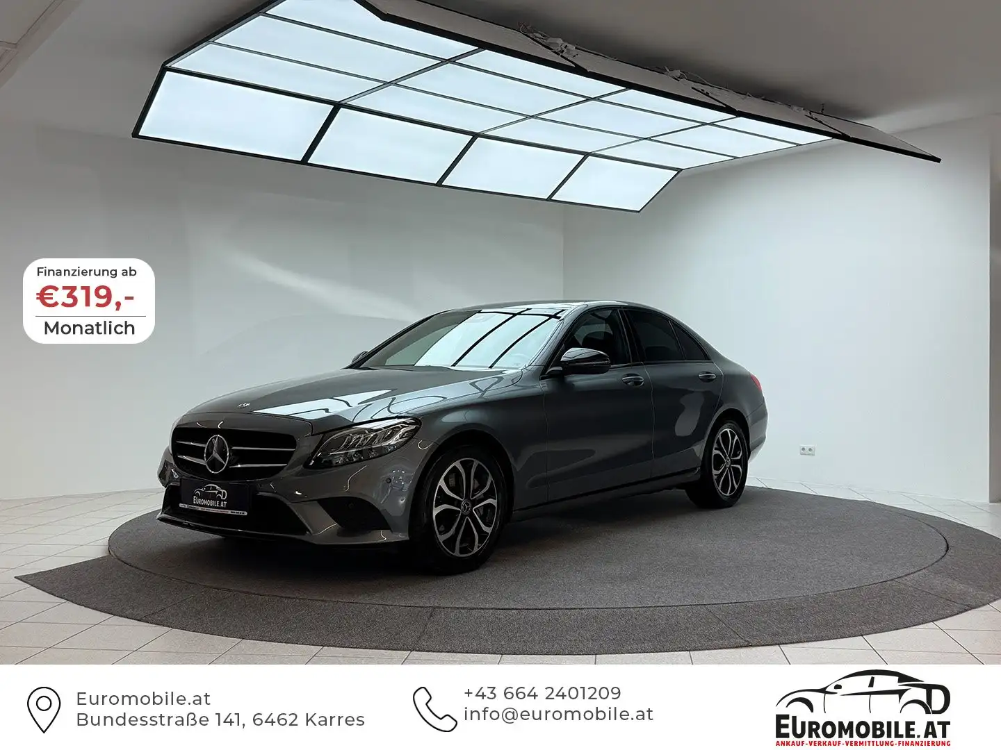 Mercedes-Benz C 220 d Avantgarde *Night-Paket*RFK*TOTW*ISOFIX*LED* Grau - 1
