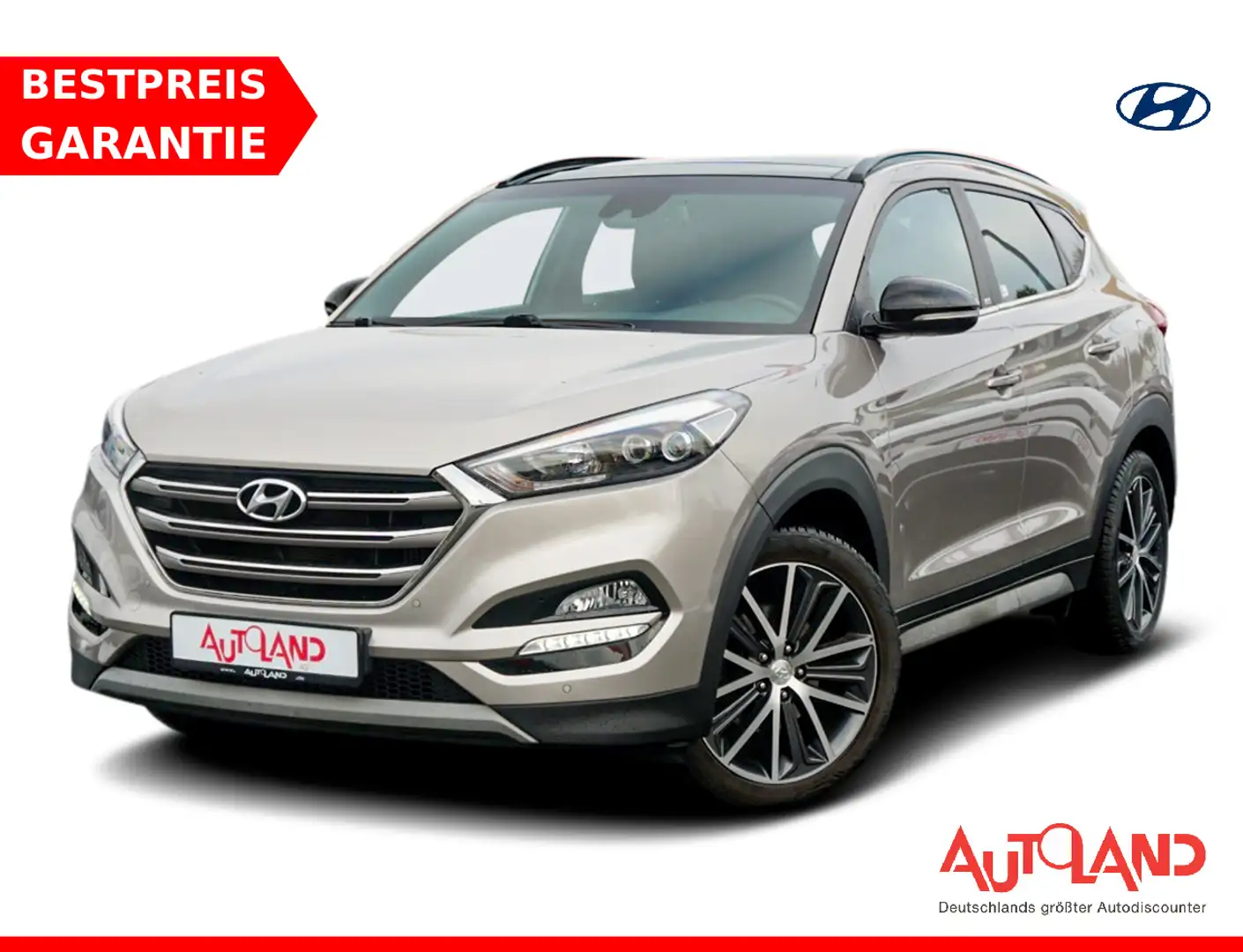 Hyundai TUCSON 1.6 T-GDI Passion 2WD Navi LED Totwinkel Gold - 1