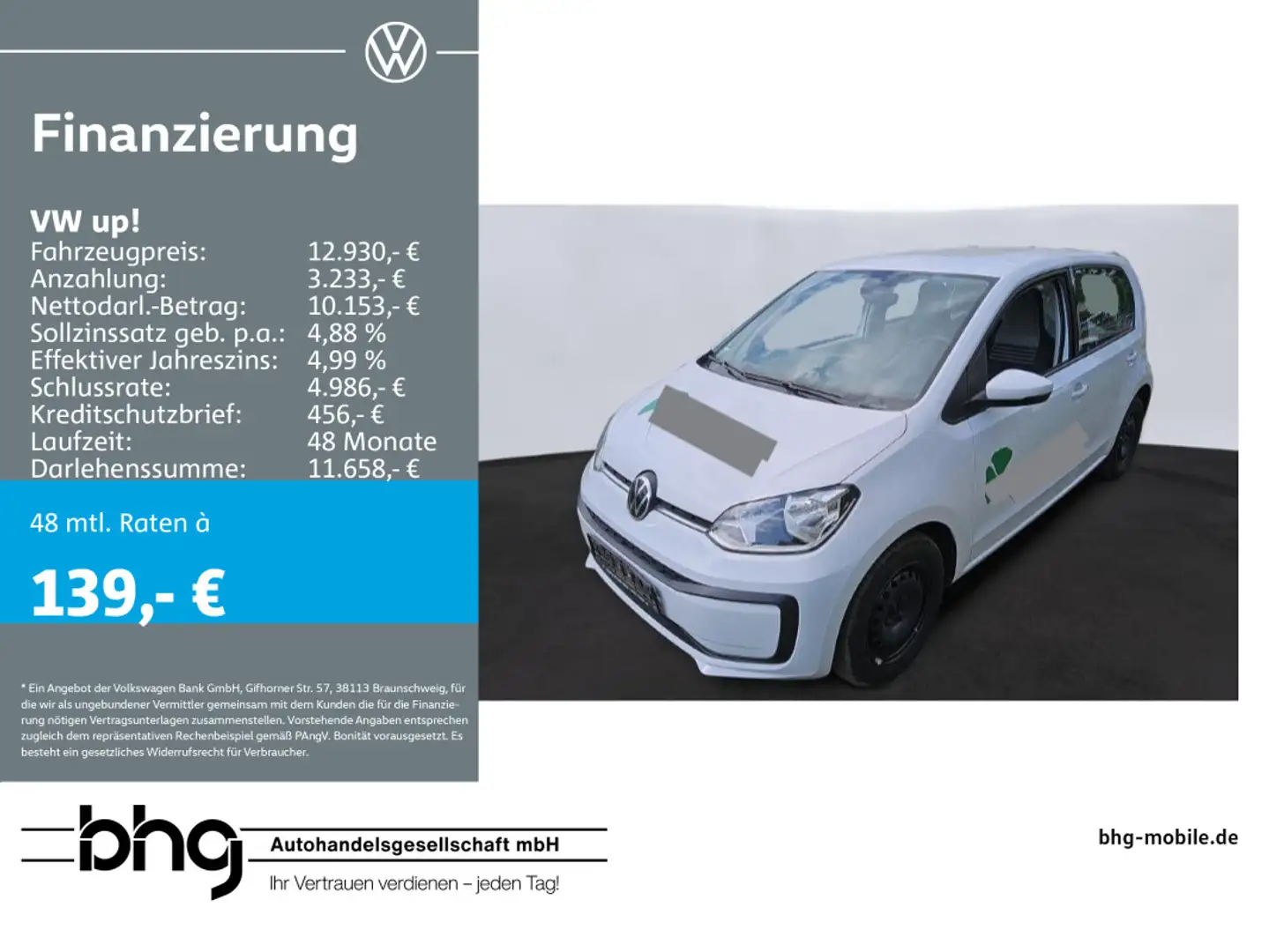 Volkswagen up! . Weiß - 1