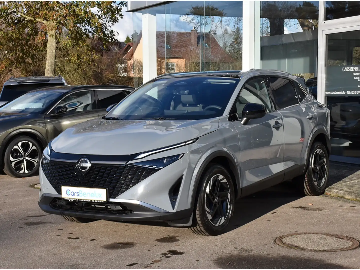 Nissan Qashqai 1.3 DIG-T MHEV N-Connecta GLASS ROOF COLD PACK Gris - 2