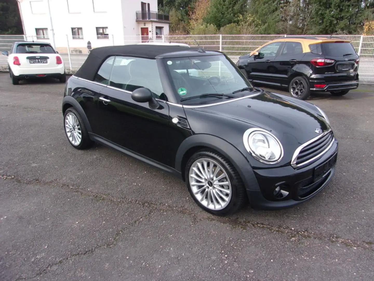 MINI One Cabrio Leder Klima SHZ ALU PDC Schwarz - 2