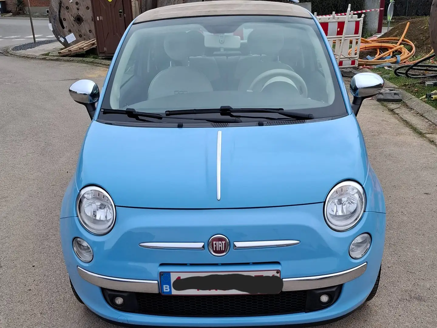 Fiat 500C 1.2i Pop Bleu - 1