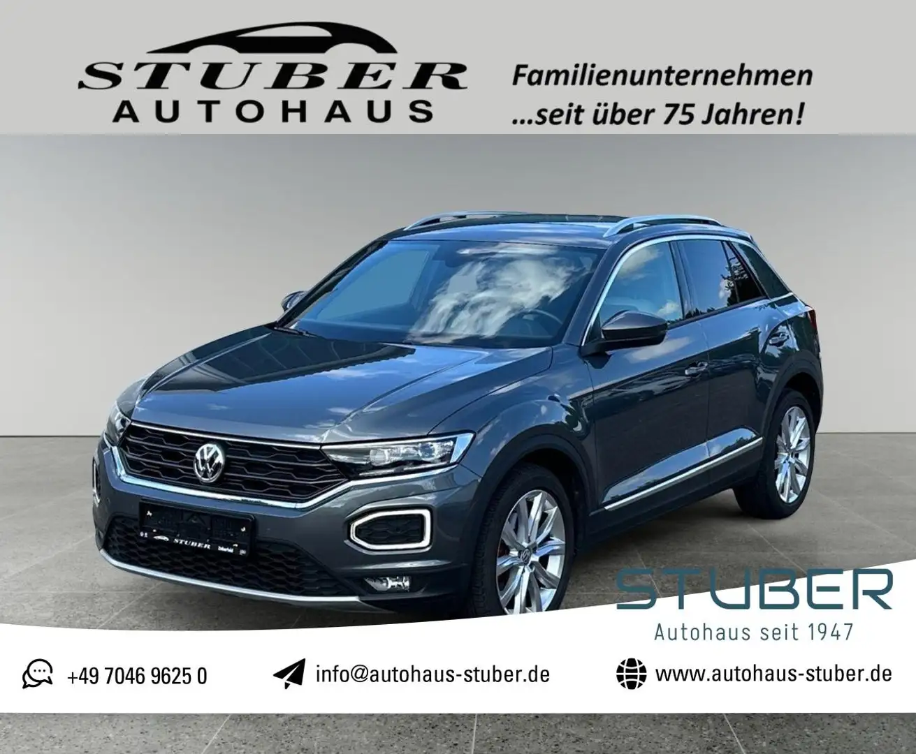 Volkswagen T-Roc 1.5 TSI Sport PDC | Blind Spot | ACC Grau - 1