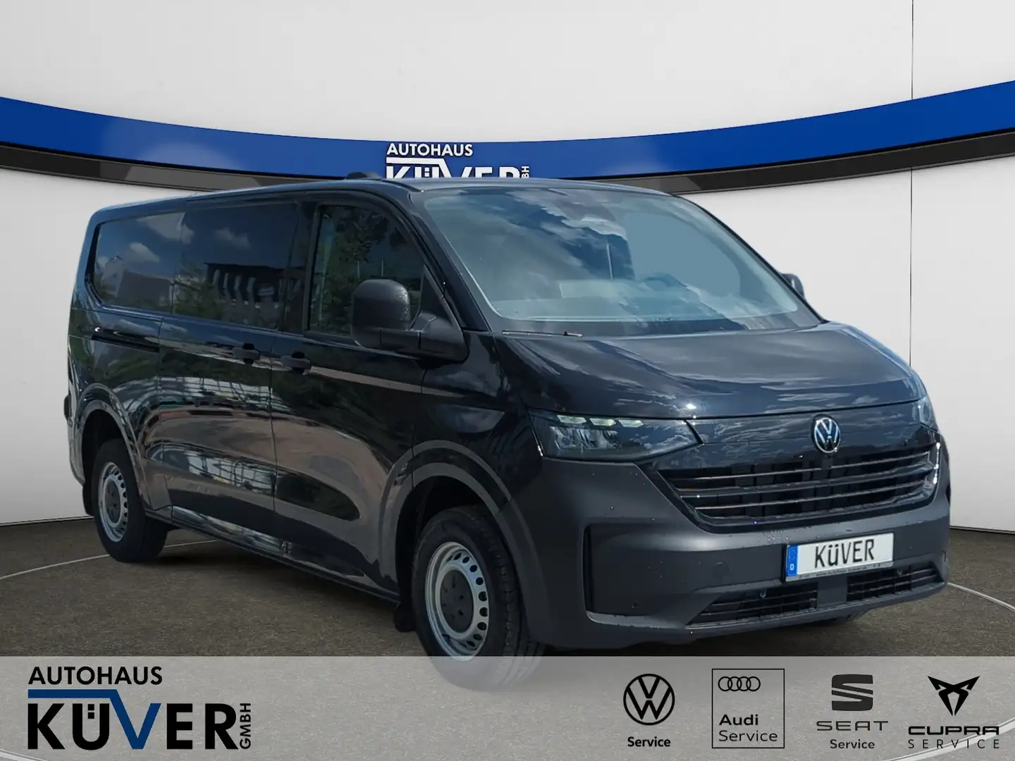 Volkswagen T7 Transporter Kasten 2,0 TDI DSG LR Navi+GRA+LED+Einparkh. Noir - 1