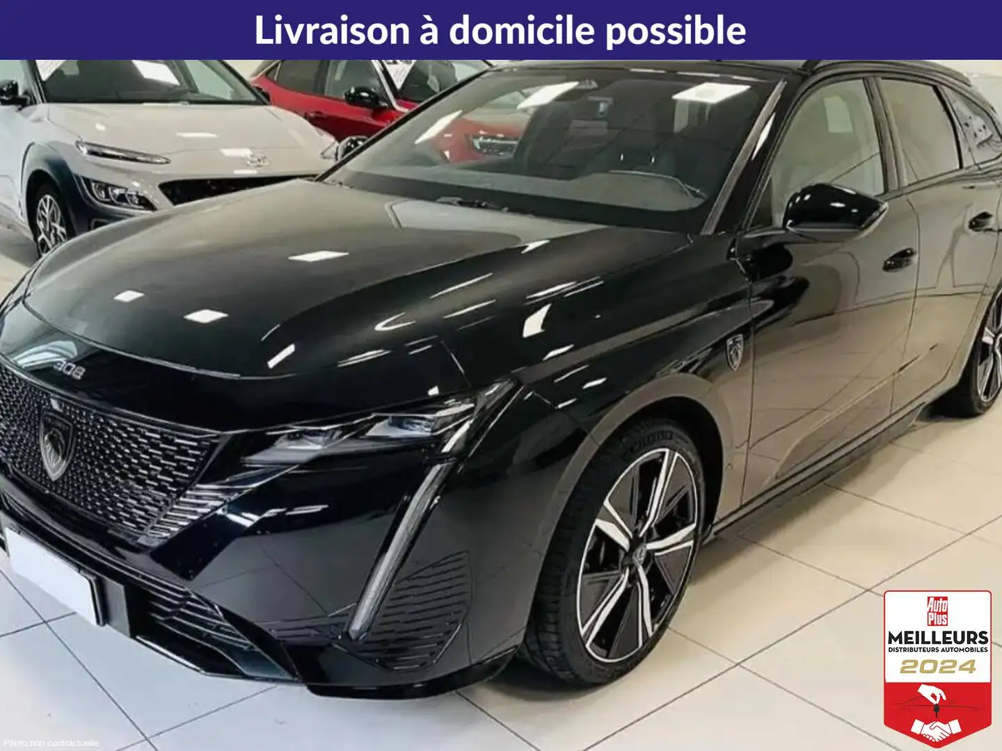 Peugeot 308 Hybrid 136 e-DCS6 Allure Blanc - 1