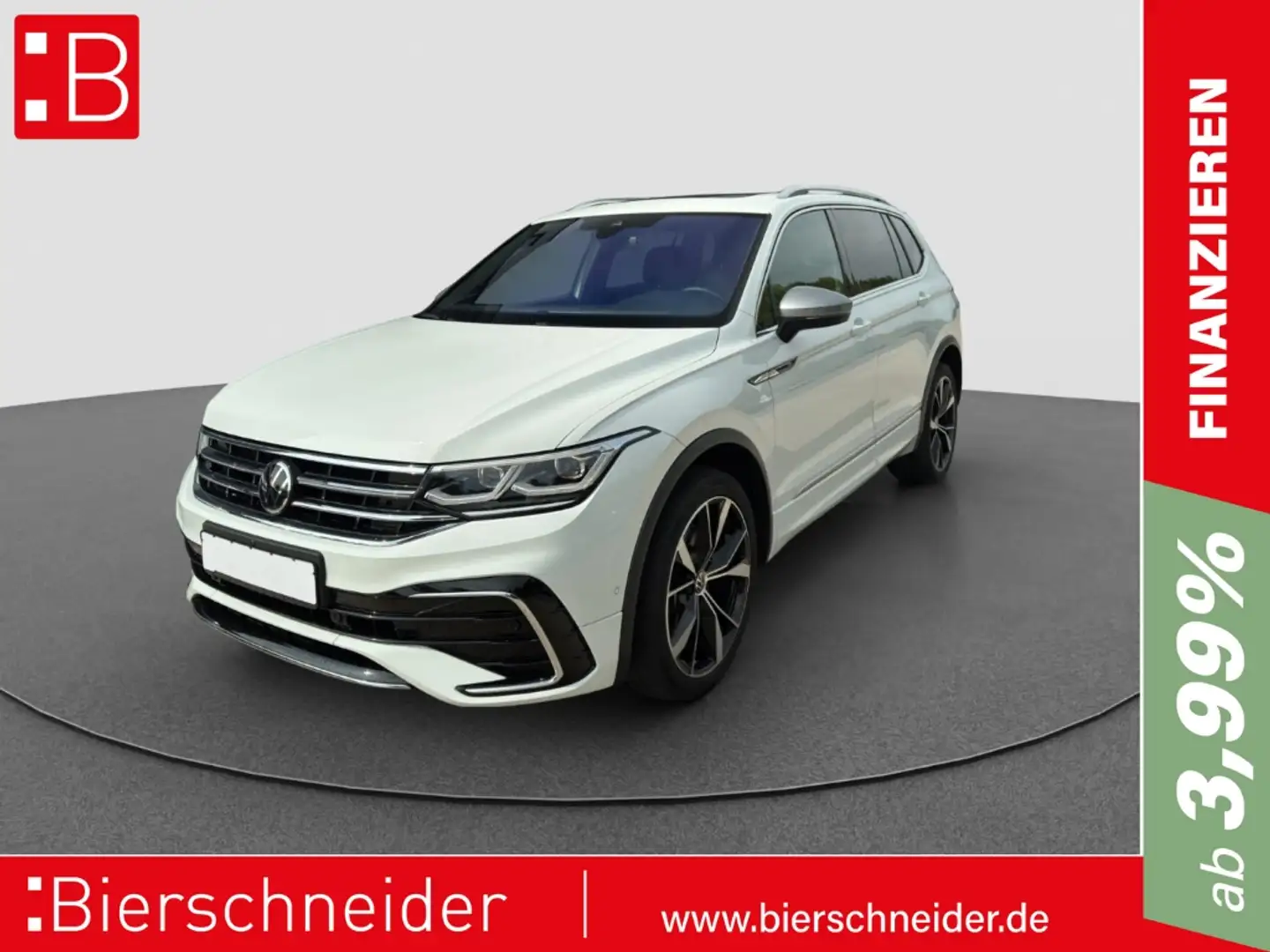 Volkswagen Tiguan Allspace 2.0 TSI DSG 4Mo. RLine PANO AHK VIEW IQ.LIGHT Weiß - 1