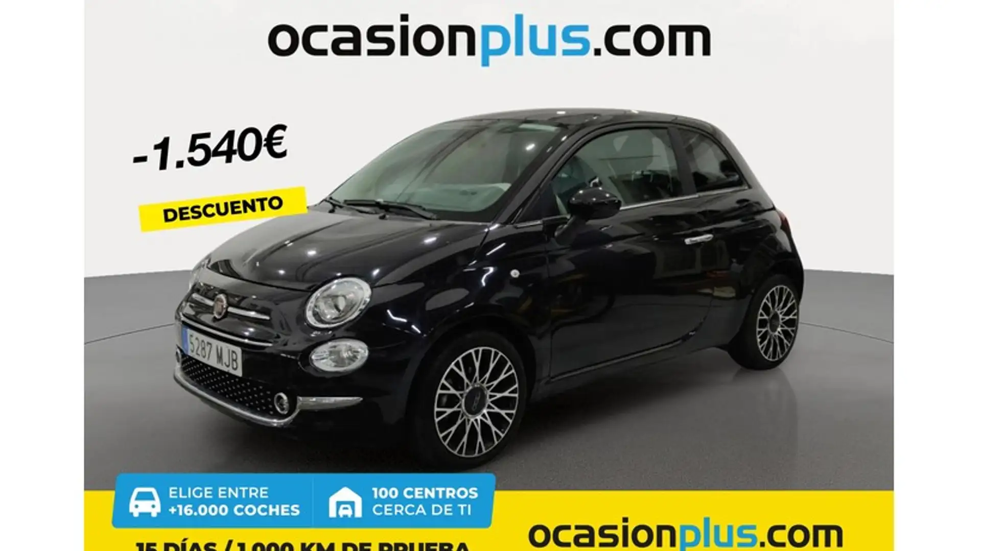 Fiat 500 1.0 Hybrid Dolcevita 52kW Schwarz - 1
