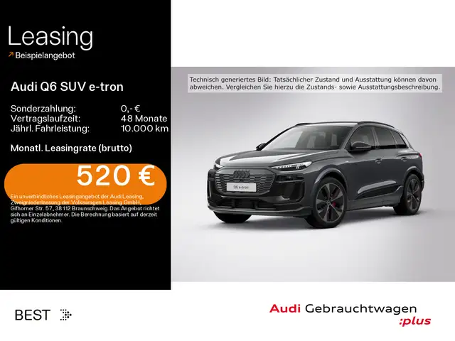 Audi Q6 e-tron S-LINE*EDITION-ONE-GREY*NAVI*MATRIX*HU