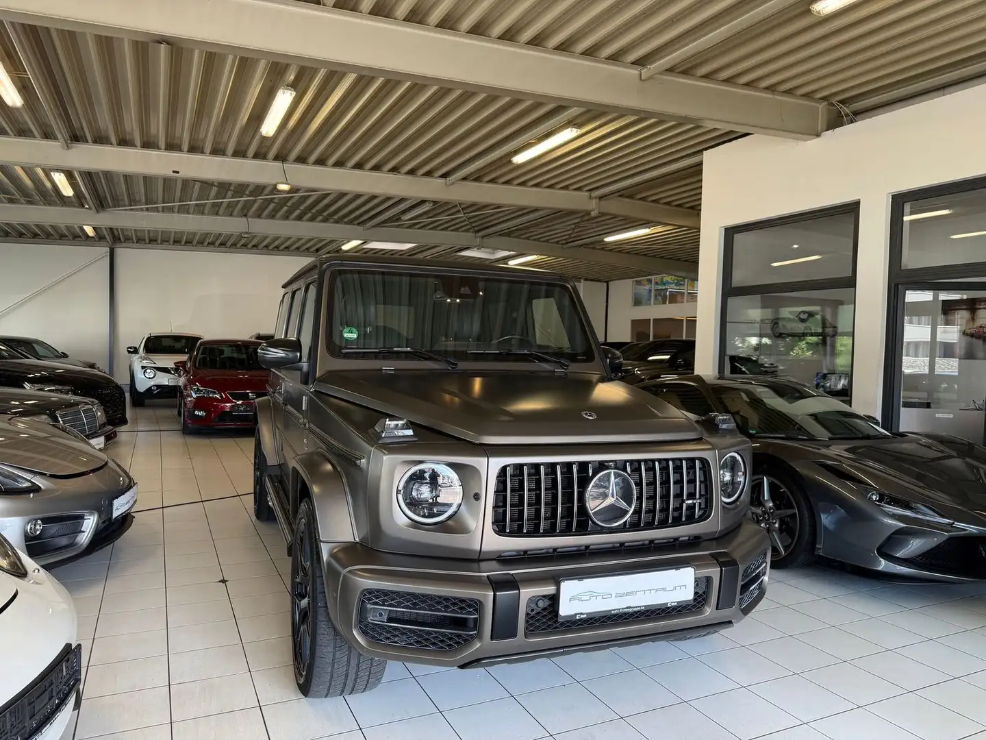 Mercedes-Benz G 63 AMG DISTRO./BURMES/SCHIEBE/VOLLEDER/ TV FOND/GARANTIE Grigio - 1