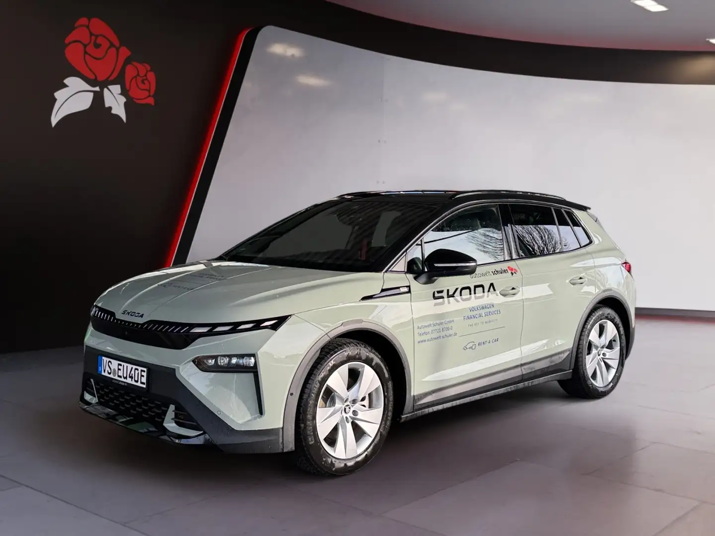 Skoda Elroq 85 Lodge mit Sport Paket Grün - 2