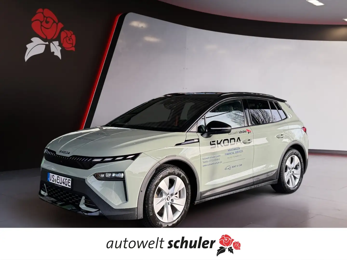 Skoda Elroq 85 Lodge mit Sport Paket Grün - 1