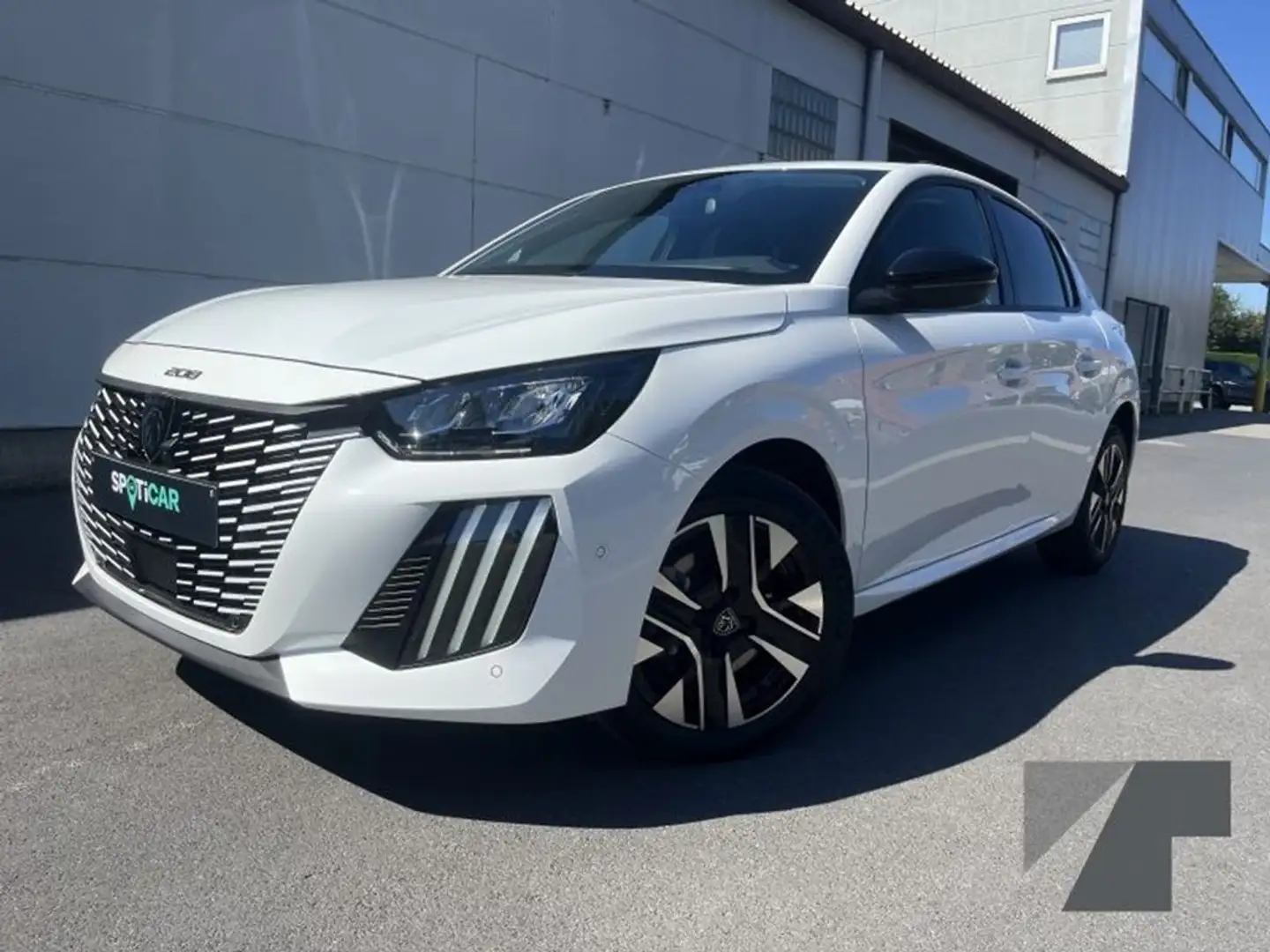 Peugeot 208 Facelift Hybrid 110 e-DCS6 Allure - Zetelv. + 360° Blanc - 1